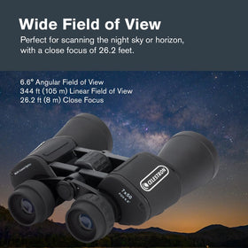 Celestron Cometron close-focus demonstration showing sharp near-detail viewing advantage