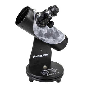 Celestron FirstScope Moon lunar features Tycho Plato Copernicus for educational viewing.