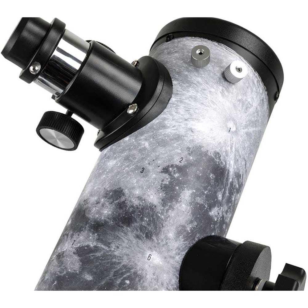 Celestron FirstScope Moon Robert Reeves wrap adds stylish lunar lore.