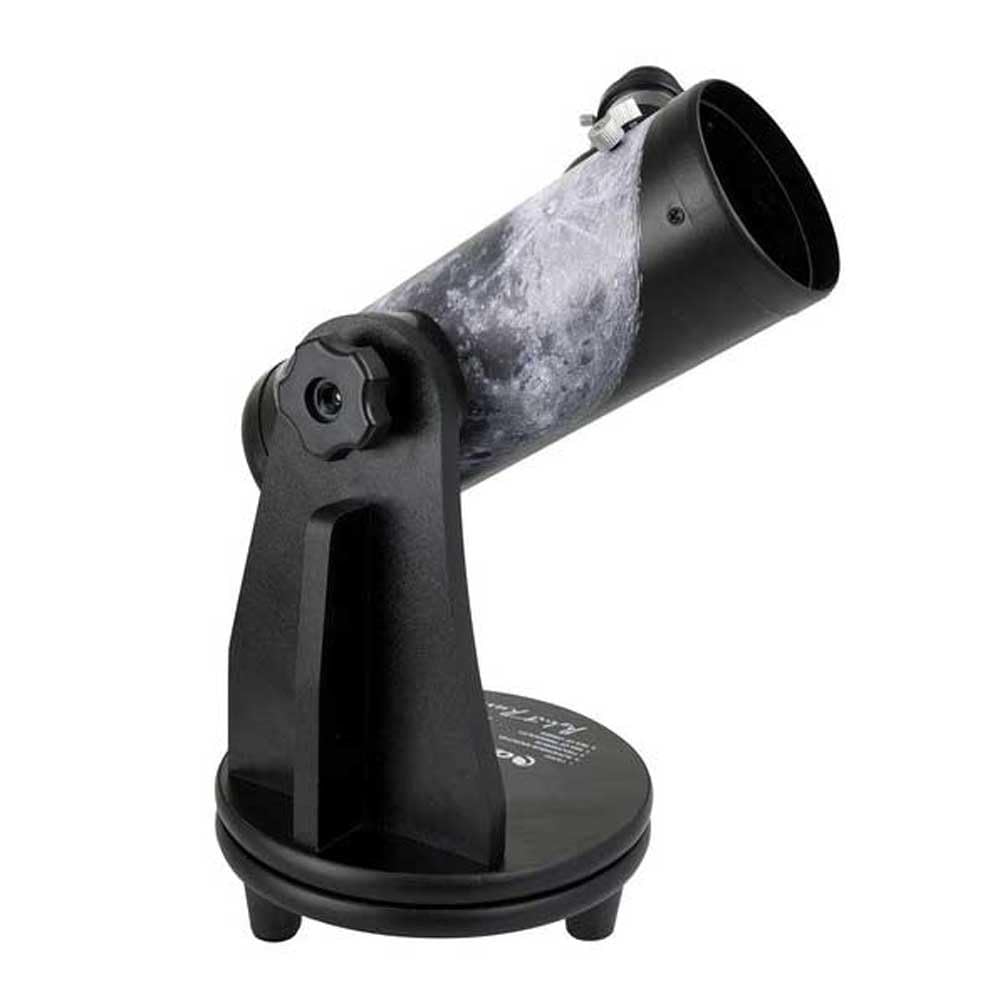 Celestron FirstScope Moon wide field view delivering bright lunar details.