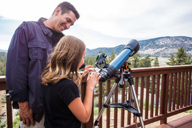 Celestron Inspire 100AZ smartphone adapter built into the lens cap
