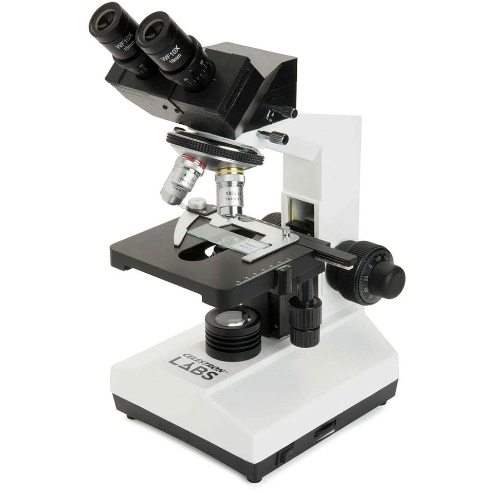 Celestron CB2000C compound binocular microscope for detailed specimen viewing