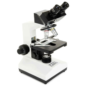 Four achromatic objectives provide sharp images from 4x to 100x