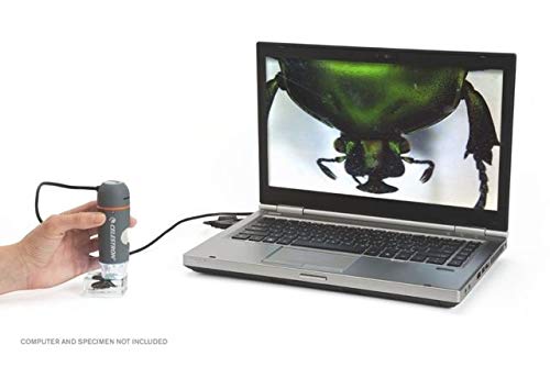 Celestron Labs Digital 5MP microscope with true 5MP sensor captures sharp images for documentation
