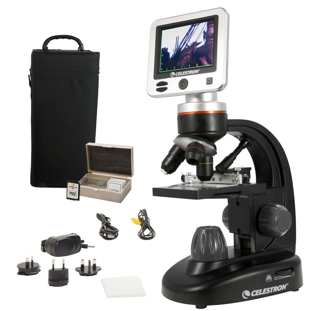 Celestron LCD Digital Microscope II with 3.5 inch screen for shared viewing in classrooms