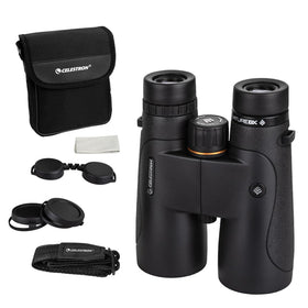 Celestron Nature DX 10x50 birding view shows distant subjects with clarity.