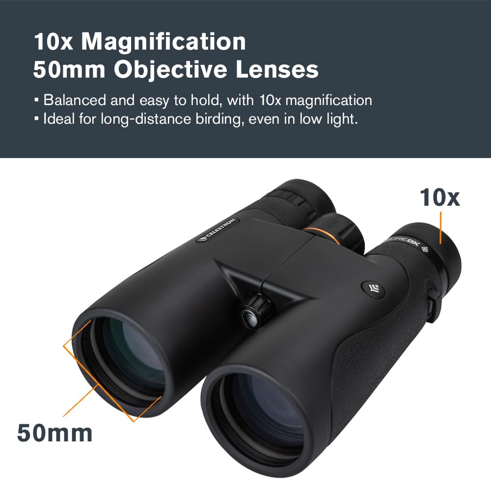 Celestron Nature DX 10x50 performs in low-light dawn conditions for wildlife.