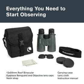 Celestron Nature DX 12x56 include tripod adapter for steady long observations.