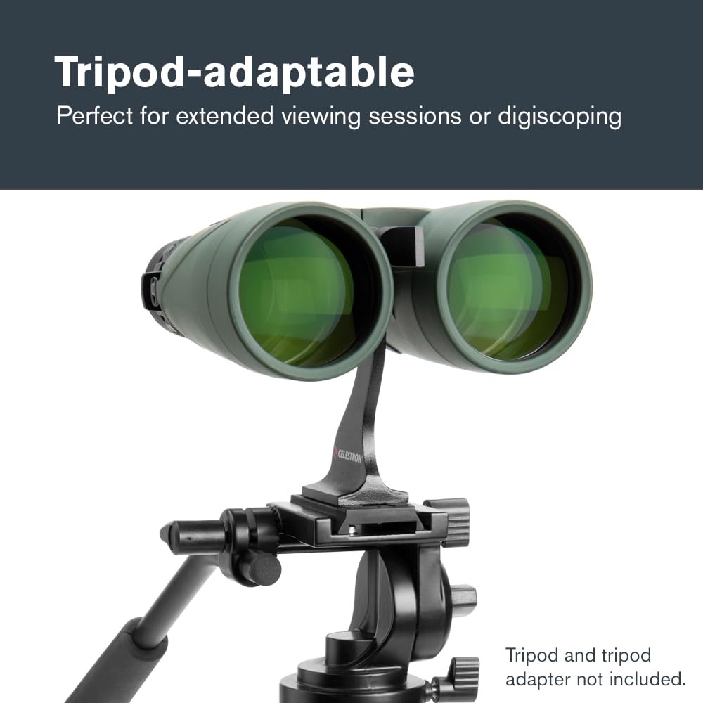 Celestron Nature DX 12x56 stay fog-free in rain or humidity due to nitrogen purge.