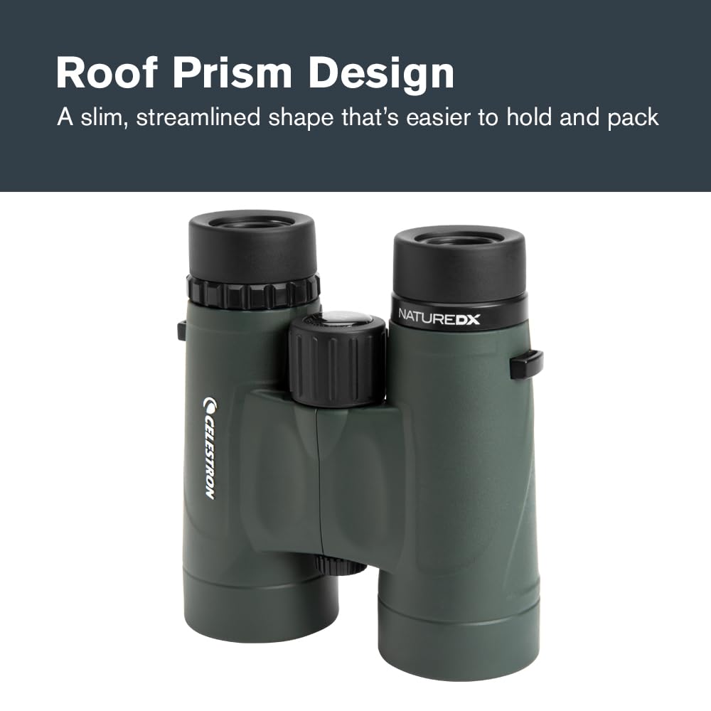 Celestron Nature DX 8x42 binoculars tripod-adaptable for steady viewing