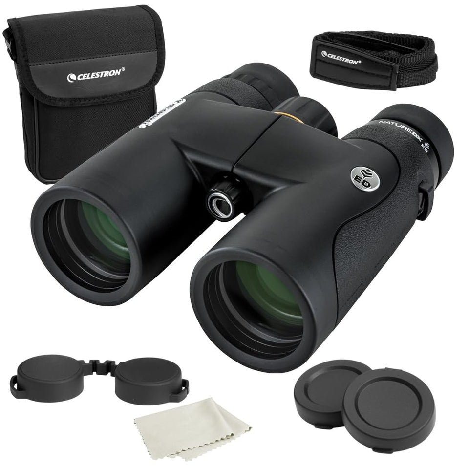 Celestron Nature DX ED 8x42 close-up objective lens showing sharp color and detail