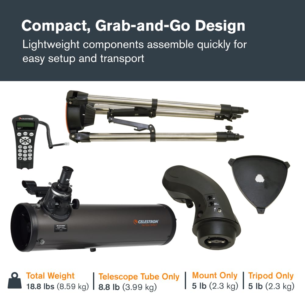 GoTo search and tracking to locate deep-sky targets efficiently.