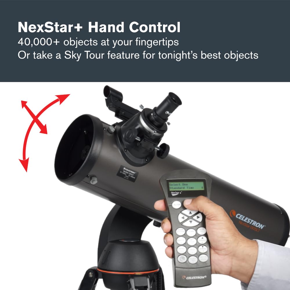 StarPointer finder helps locating objects at dusk with ease.