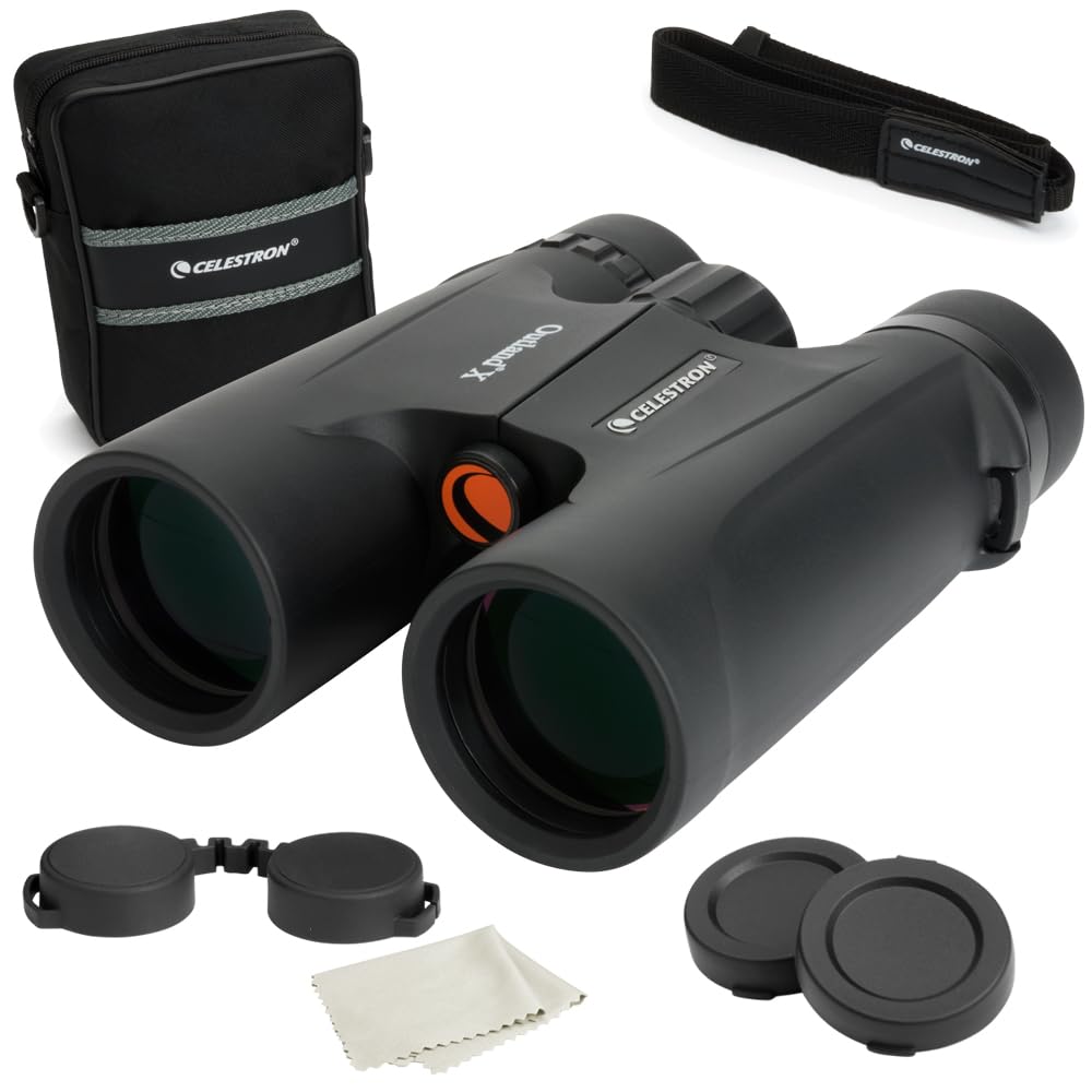 Celestron Outland X 10x42 binoculars case for protection on outdoor trips