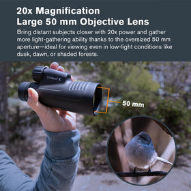 Celestron Outland X smartphone adapter enables digiscoping and easy sharing.