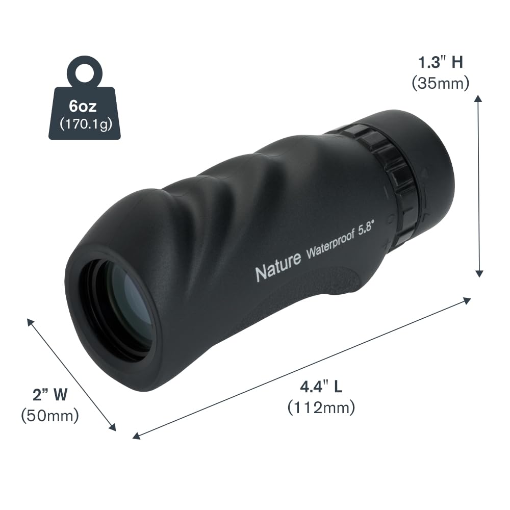 Celestron retail packaging and warranty label showing trusted support and protection