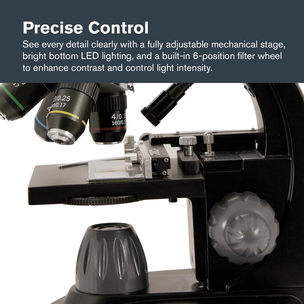 Celestron PentaView 6-position filter wheel enhances contrast and lighting