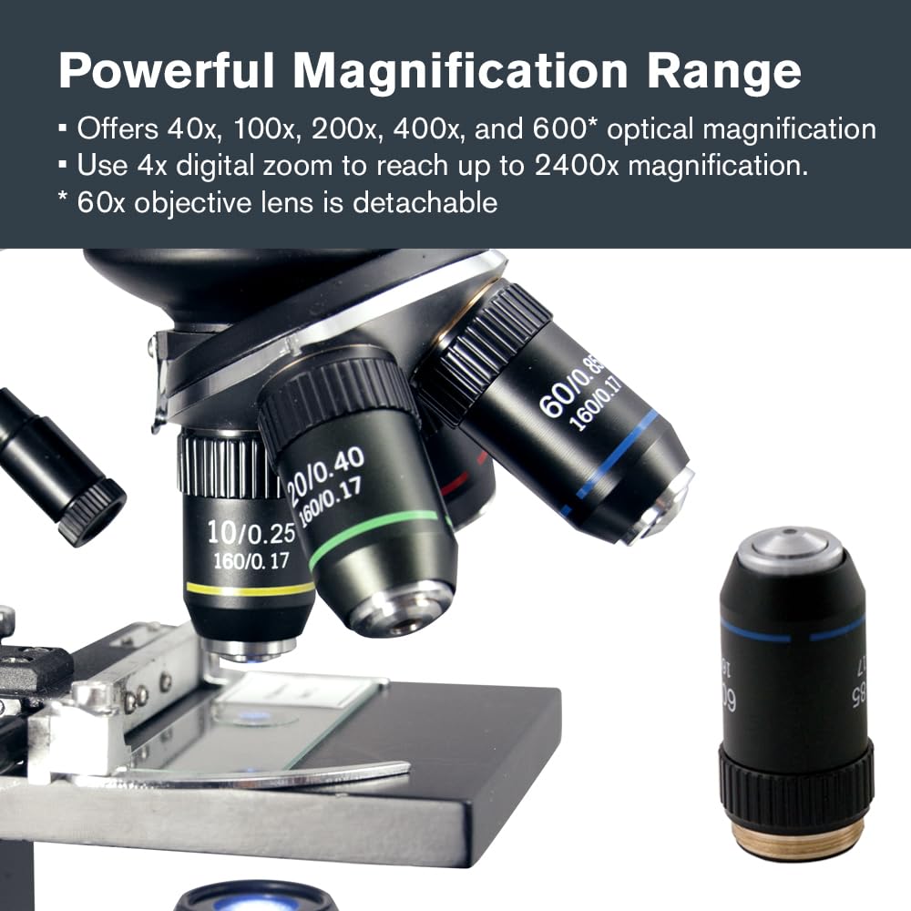 Celestron PentaView mechanical stage provides precise slide positioning