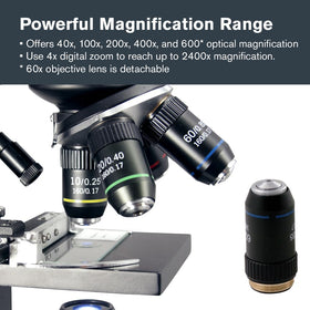 Celestron PentaView mechanical stage provides precise slide positioning