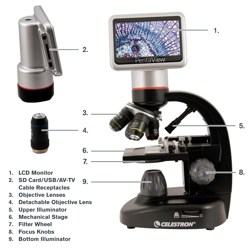 Celestron PentaView TV output lets viewing on larger screens