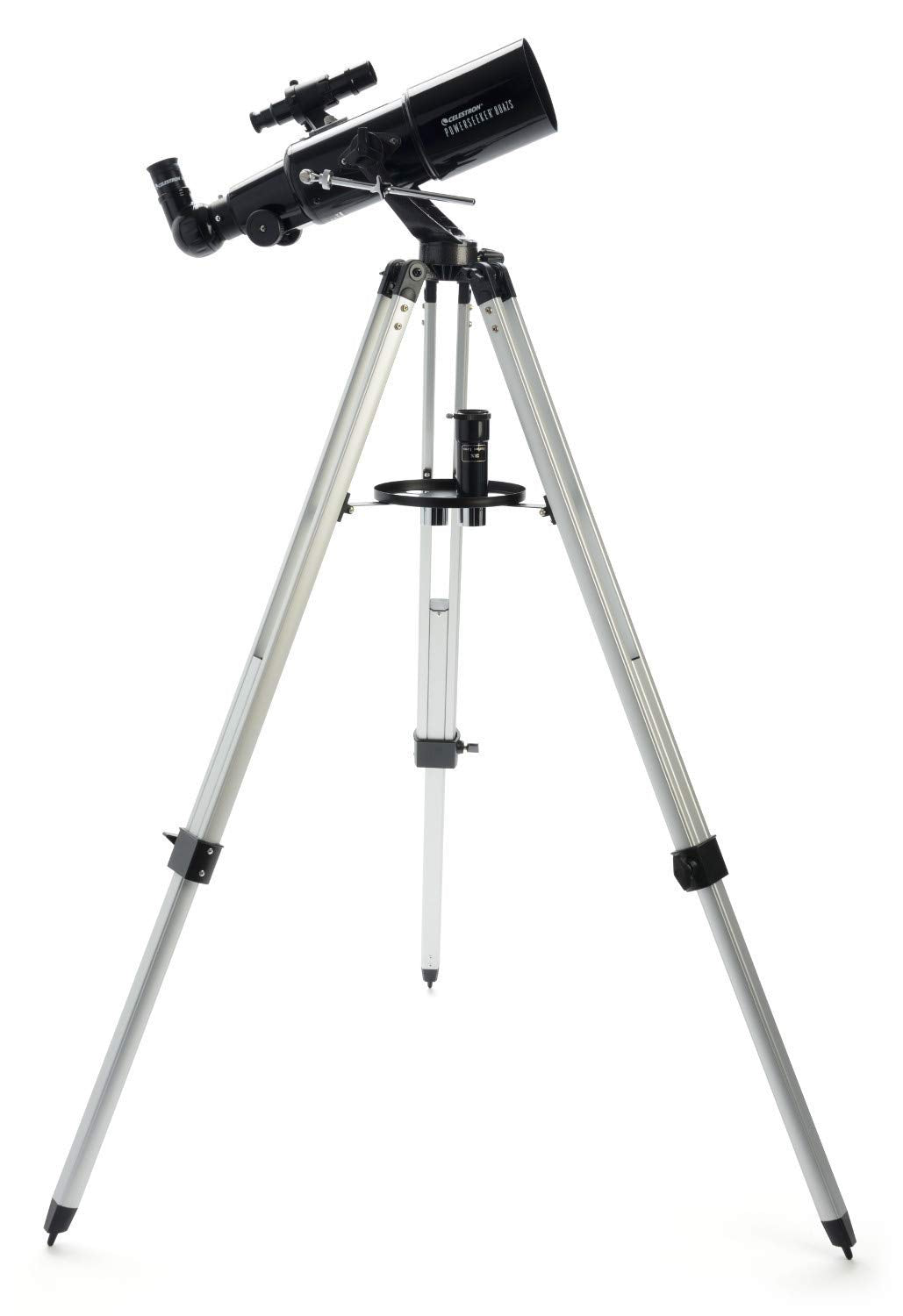3x Barlow lens enlarges magnification on the PowerSeeker 80AZS
