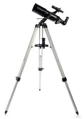 Celestron PowerSeeker 80AZS telescope setup for easy beginner use