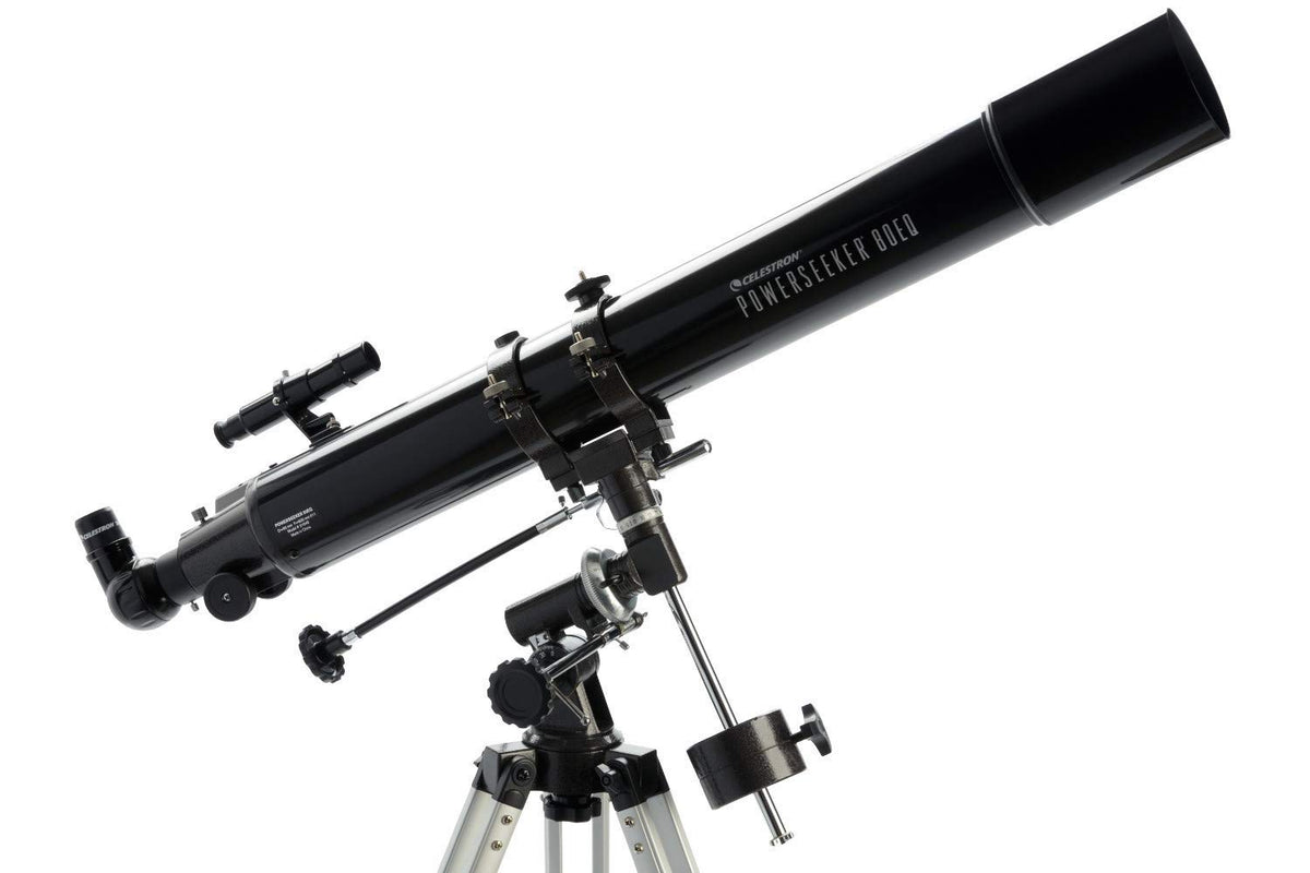 PowerSeeker 80EQ with 20mm eyepiece for wide lunar views