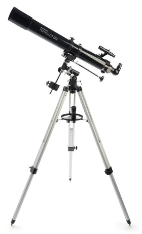 Celestron PowerSeeker 80EQ telescope body with sturdy mount for stable viewing
