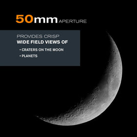 Celestron PowerSeeker 50AZ night-sky setup ready for family adventures.