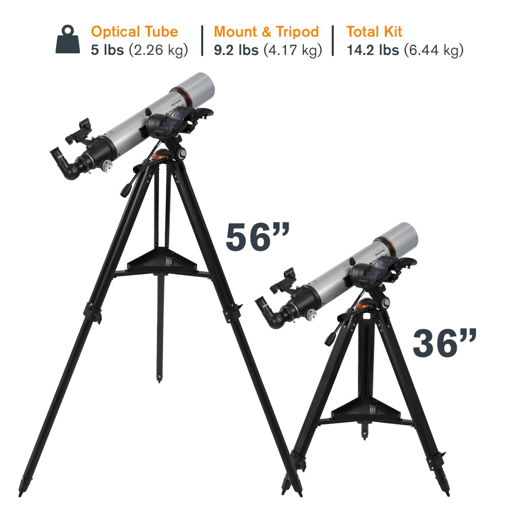 Celestron red-dot finder speeds alignment during setup