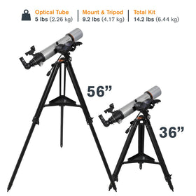 Celestron red-dot finder speeds alignment during setup