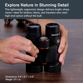 Celestron Regal ED 10x42 edge-to-edge clarity across the field.