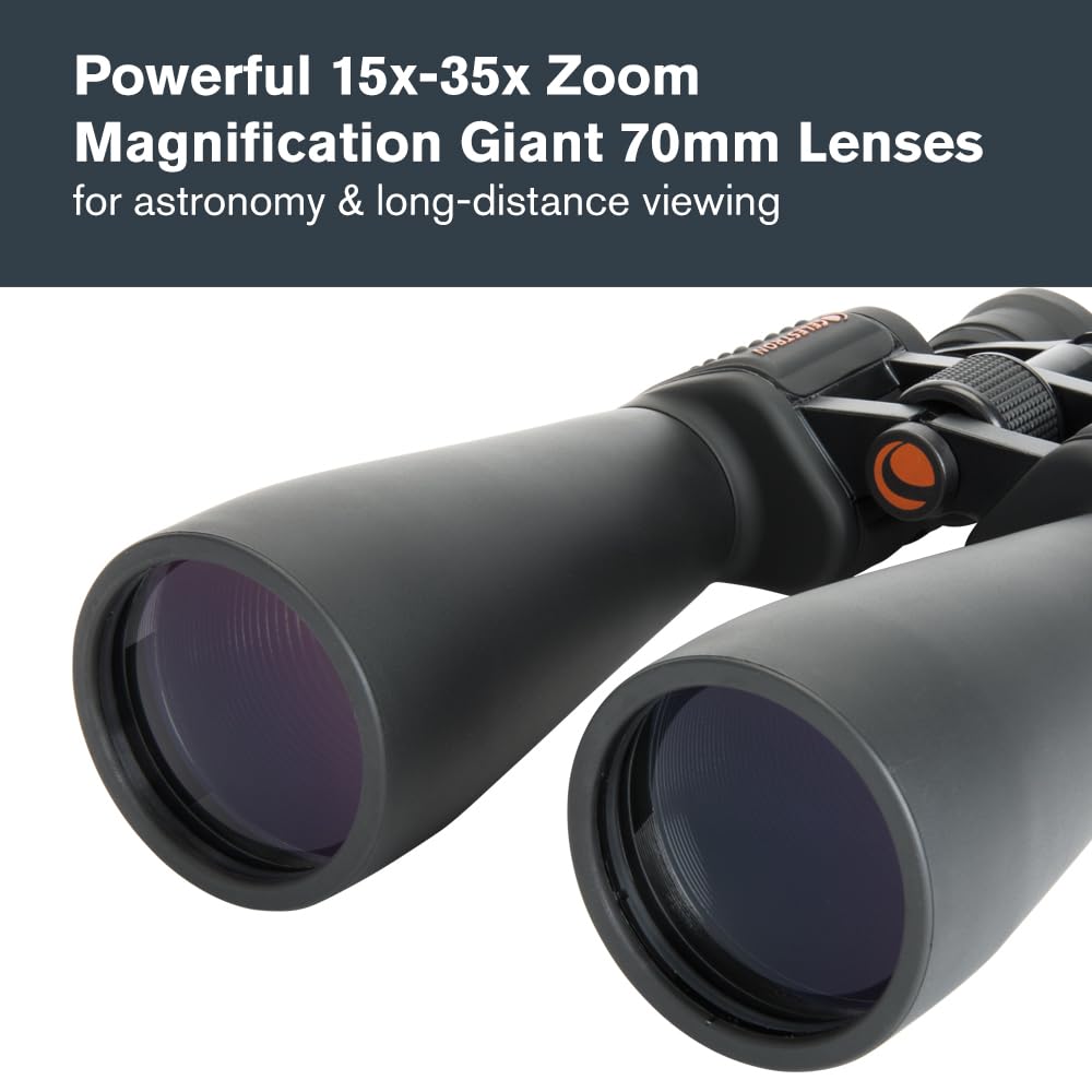 Celestron SkyMaster with tripod adapter attached for stable long-range viewing