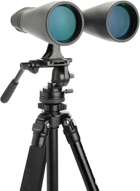 Celestron SkyMaster tripod adapter included for quick, stable setup.