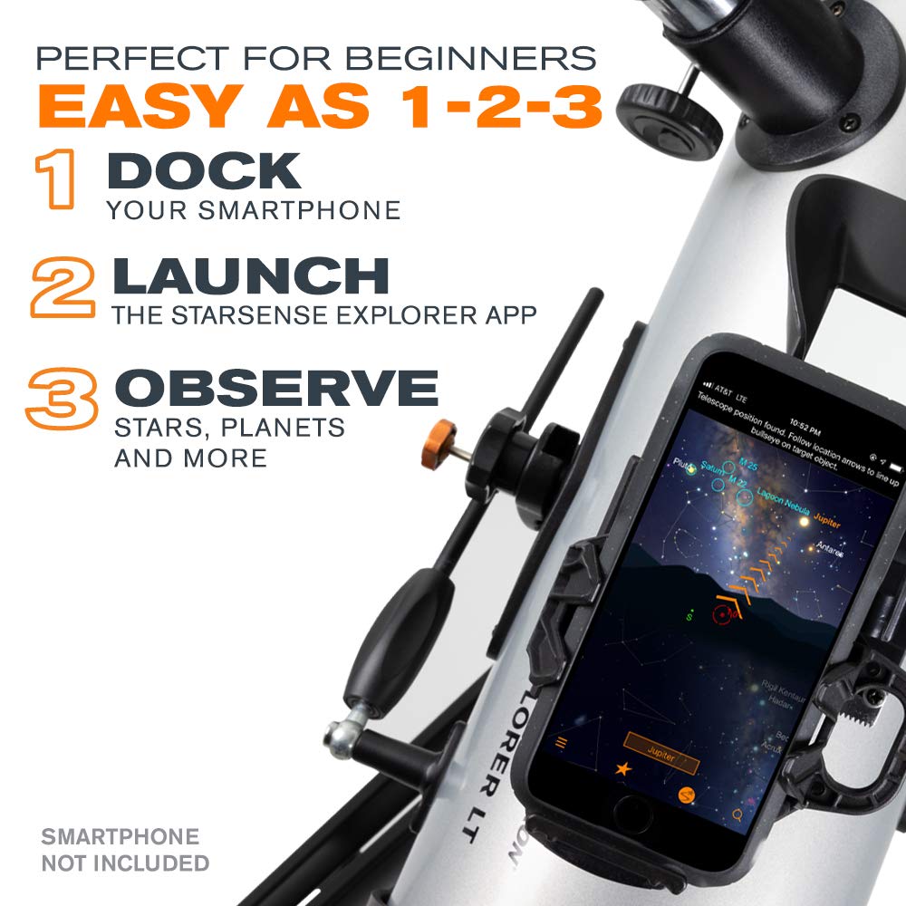 Sky recognition technology pinpointing telescope position for alignment