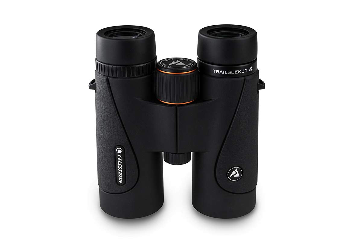 Celestron TrailSeeker 10x42 Bak-4 prisms deliver clear views.