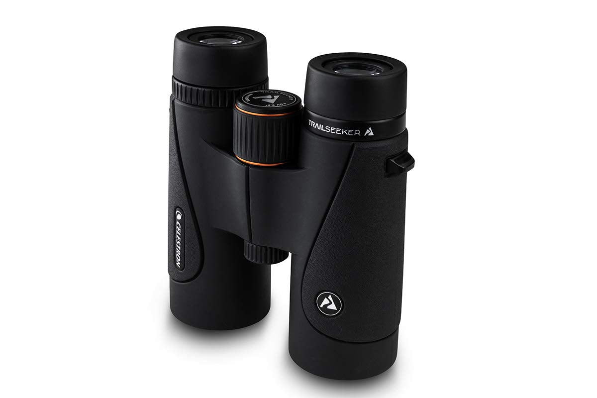 Celestron TrailSeeker 10x42 dielectric coatings boost contrast.