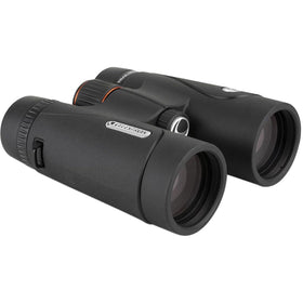 Celestron TrailSeeker ED 10x42 front view showing ED optics for color accuracy.