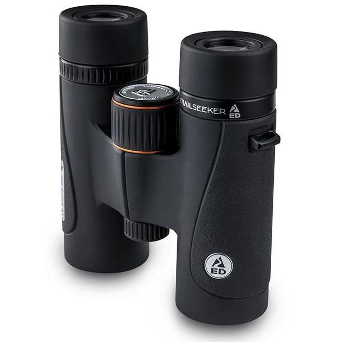 Celestron TrailSeeker ED 8x32 binoculars offer high light transmission for low-light viewing
