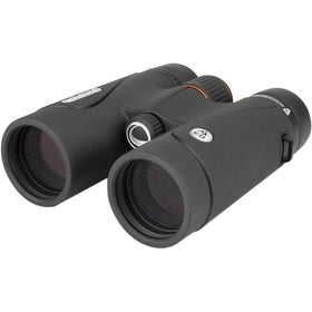 Celestron TrailSeeker ED 8x42 front view shows bright, true-to-life color for outdoor viewing.