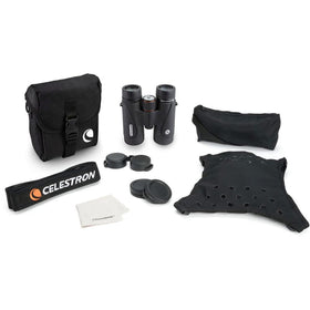 Celestron TrailSeeker ED 8x42 waterproof body withstands rugged elements.