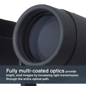 Celestron TrailSeeker phase and dielectric prisms deliver bright, high-contrast detail.