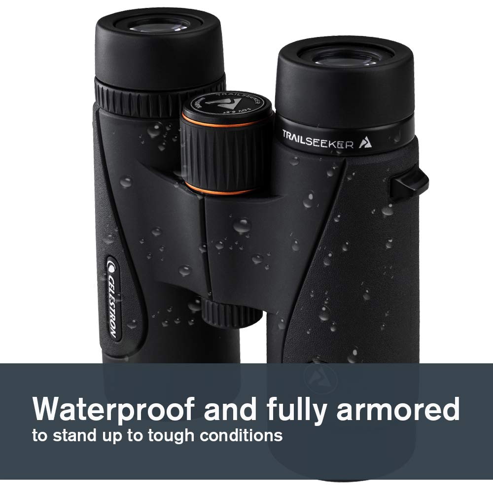 Celestron TrailSeeker wide field of view helps follow subjects with less panning.