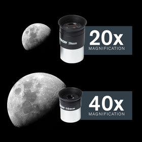 Celestron Travel Scope 70 Starry Night software helps identify objects.