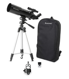 Celestron Travel Scope 80 20mm eyepiece providing wide viewing