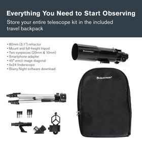 Celestron Travel Scope 80 smartphone adapter for capture through the eyepiece