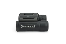 Celestron UpClose G2 8x21 binoculars, rubber armour close-up.