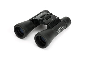 Celestron UpClose G2 front view showing compact roof-prism design and portability benefits