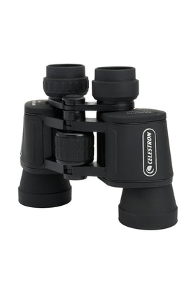 Celestron UpClose G2 objective lenses view showing coated glass for brighter images