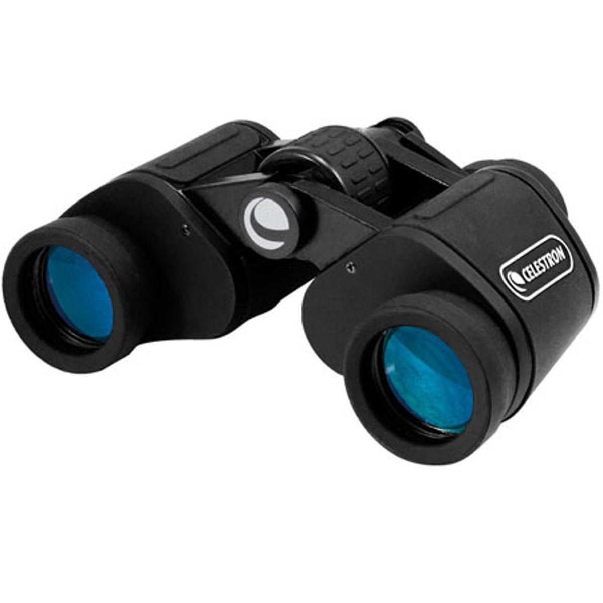 Celestron UpClose G2 eyepieces open with fold-down eyecups providing comfortable viewing